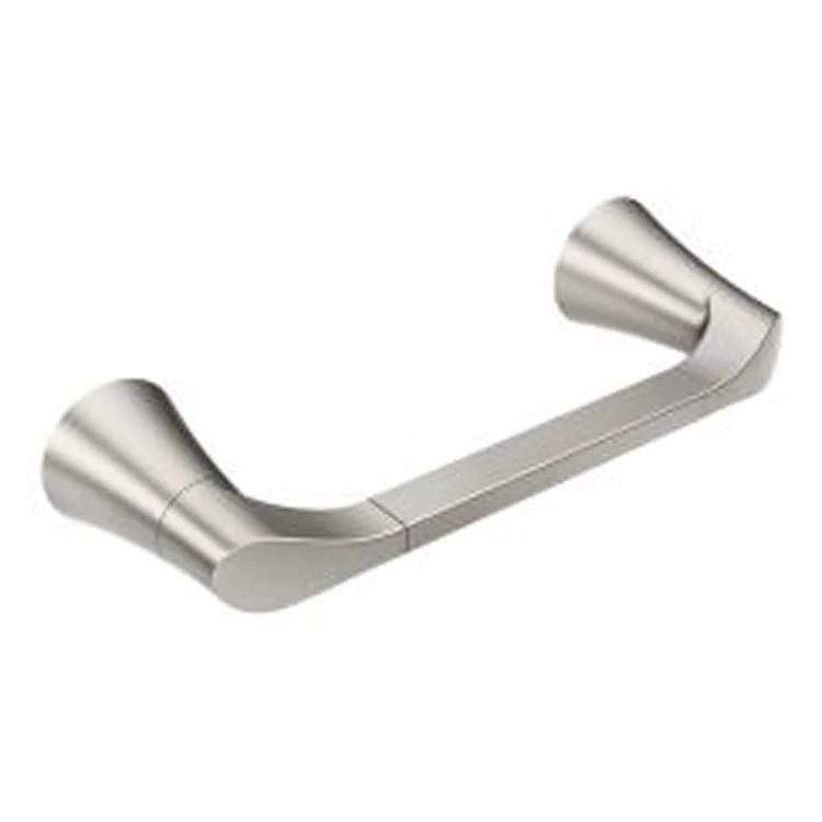 Toilet Paper Holder Danika Pivoting Brushed Nickel Zinc 8-3/4 Inch Wall Mount - Frankwebs