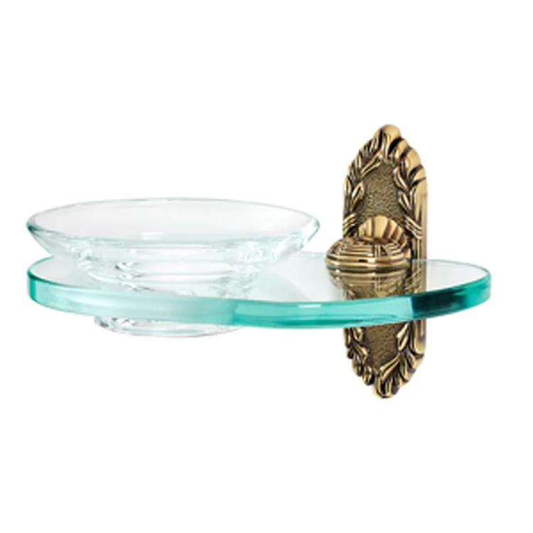 Soap Dish Ribbon & Reed Bath Polished Antique Concealed Wall Mount 5 x 6-3/4 x 4-1/4 Inch - Frankwebs