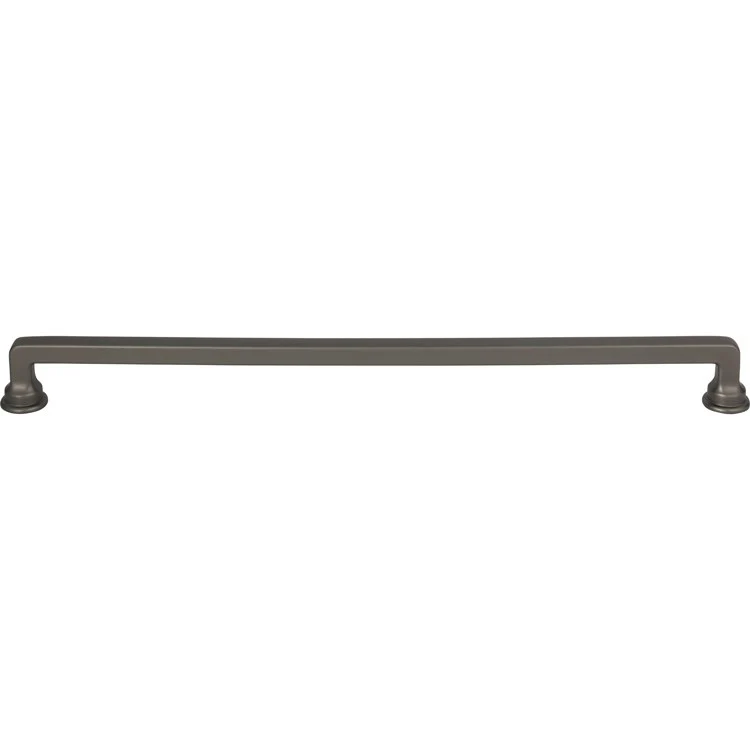 Drawer Pull Atlas Oskar Matte Black Zinc Alloy 12 Inch - Frankwebs