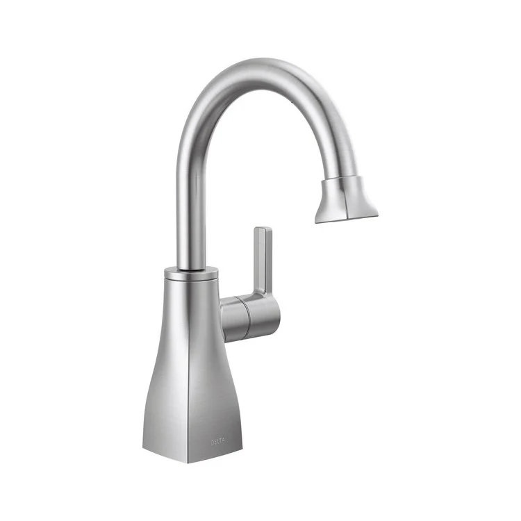 Beverage Faucet Contemporary Square Cold Water Only with Air Gap 1 Lever ADA Chrome - Frankwebs