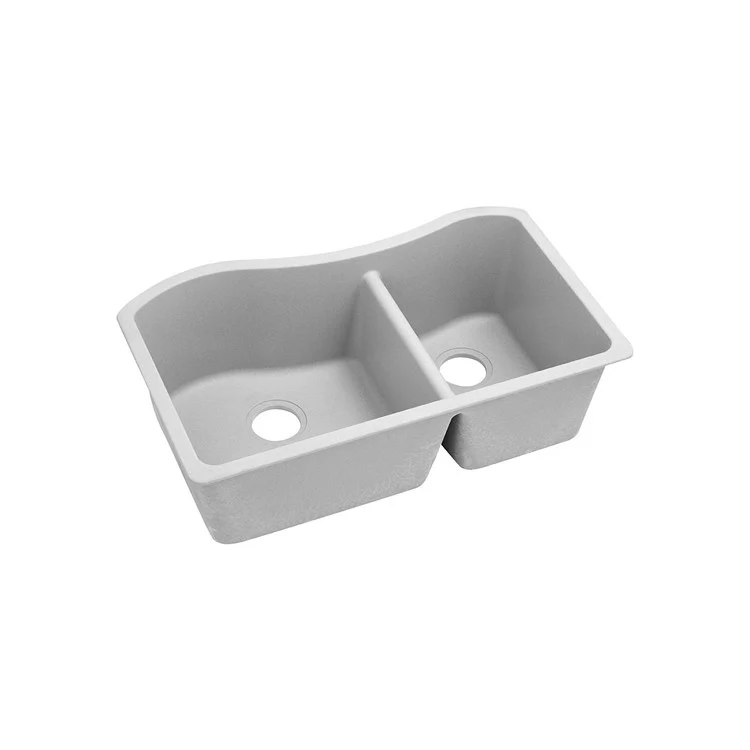 Kitchen Sink Quartz Classic 32.5 x 20 Inch Double Bowl 60/40 Greige Undermount - Frankwebs