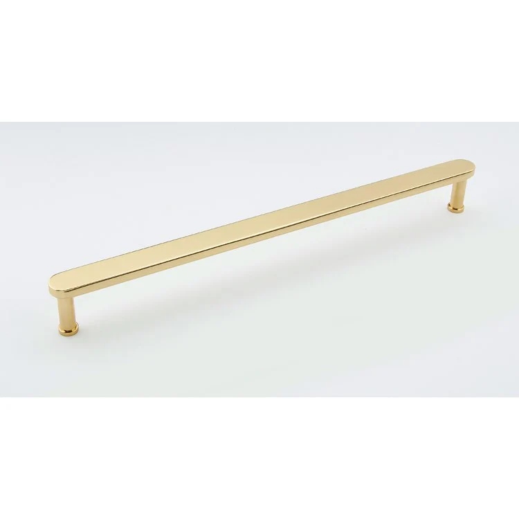 Pull Moderne Oversized Polished Chrome Brass 12 Inch 12-3/4 Inch 1-1/2 Inch - Frankwebs