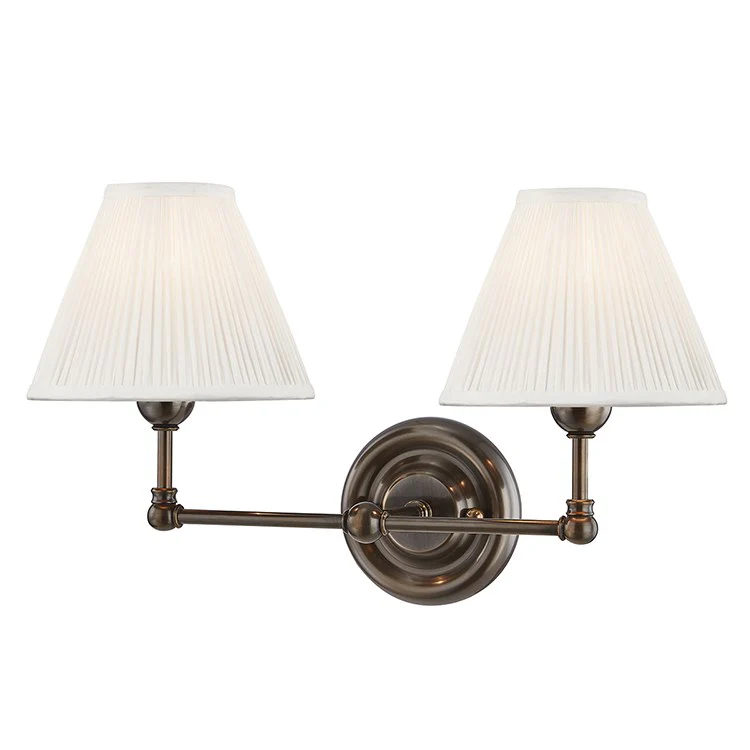 Classic No.1 Two-Light Wall Sconce by Mark D. Sikes - Frankwebs