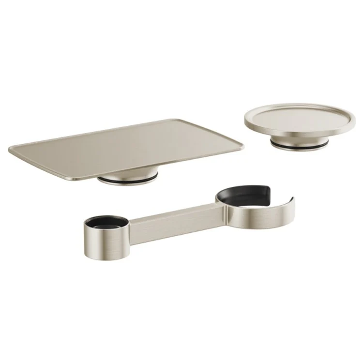 Accessory Kit Kintsu Brilliance Luxe Gold Brass for Freestanding Tub Filler Includes Tray/Dish/Wine Glass Holder - Frankwebs