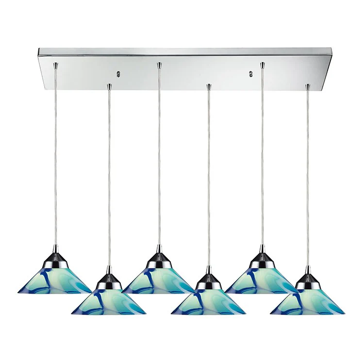 Refraction Six-Light Pendant - Frankwebs