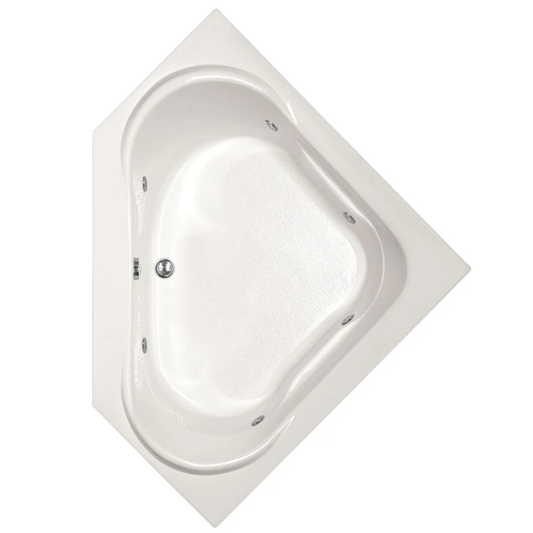 Whirlpool Tub Designer Collection Clarissa 55 x 55 x 21 Inch Bone Corner - Frankwebs