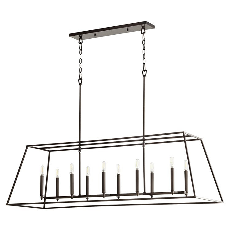 Gabriel Ten-Light Island Chandelier - Frankwebs