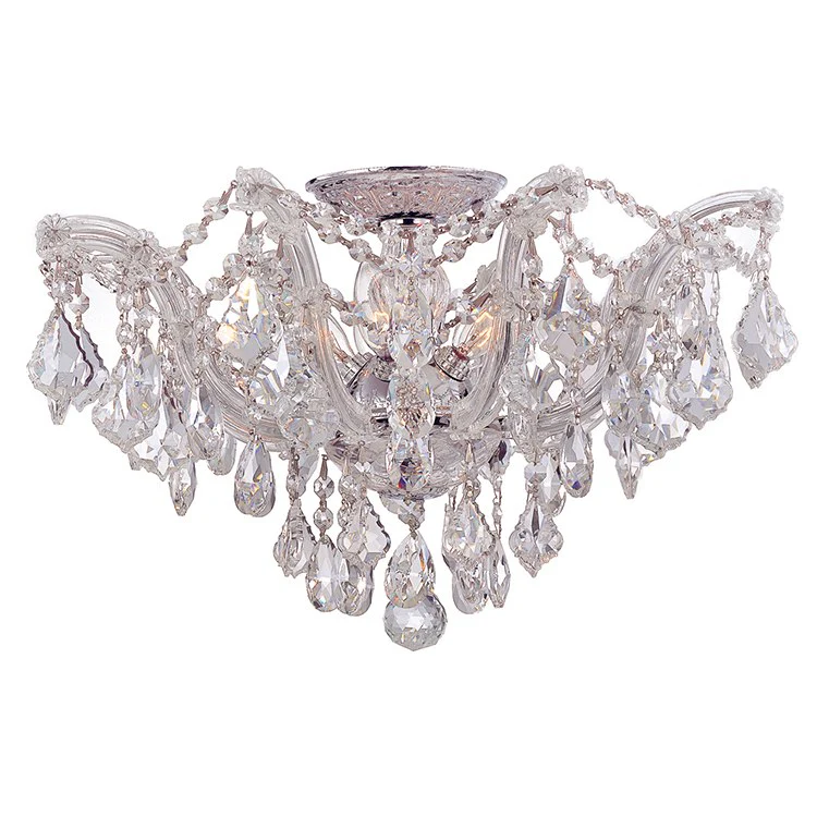 Maria Theresa Five-Light Semi-Flush Mount Ceiling Fixture - Frankwebs