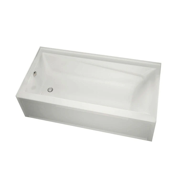 Tub Exhibit IFS 59-3/4 x 32 x 17-3/4 Inch Alcove Left Bone Acrylic - Frankwebs