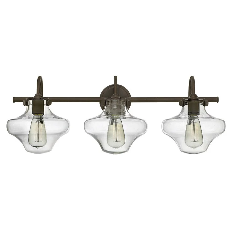 Congress Three-Light Bathroom Lighting Fixture - Frankwebs