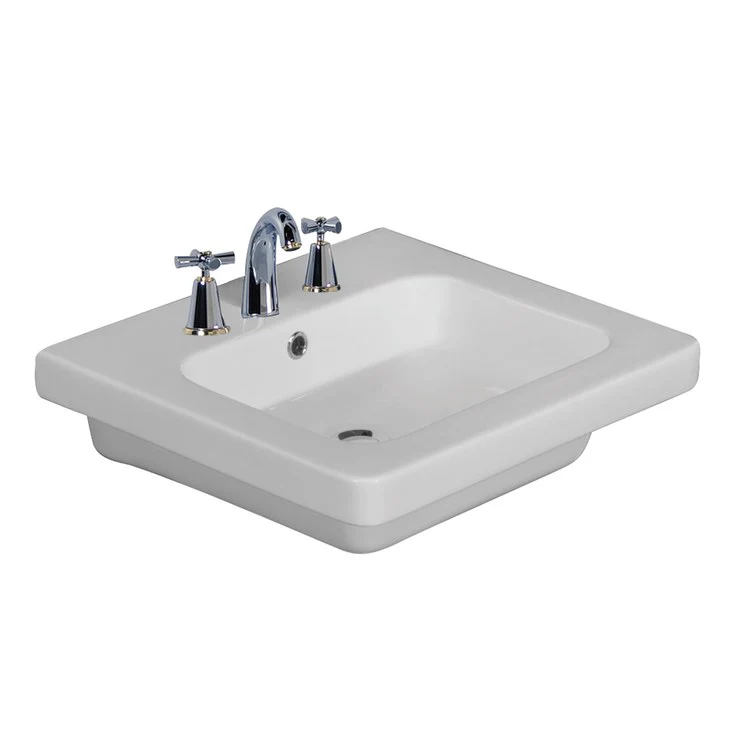 Lavatory Sink Resort 650 Wall Hung 25-5/8 Inch 8 Inch Spread White - Frankwebs