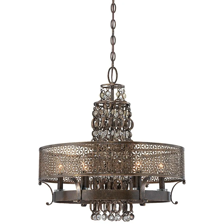 Ajourer Six-Light Chandelier - Frankwebs