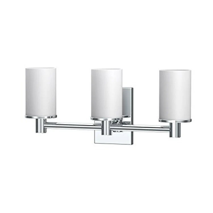 Wall Sconce Modern Farmhouse Triple Chrome Medium Base 100W - Frankwebs