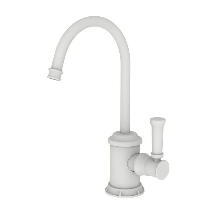 Cold Water Dispenser Gavin 1 Lever ADA Gooseneck Matte White - Frankwebs