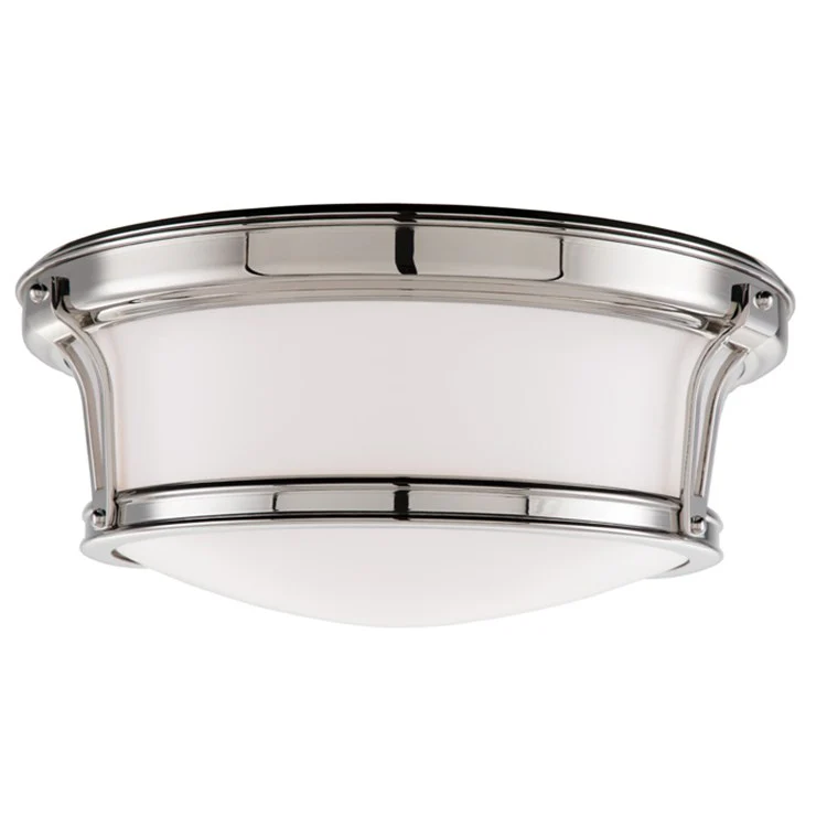 Newport Two-Light Flush Mount Ceiling Fixture - Frankwebs