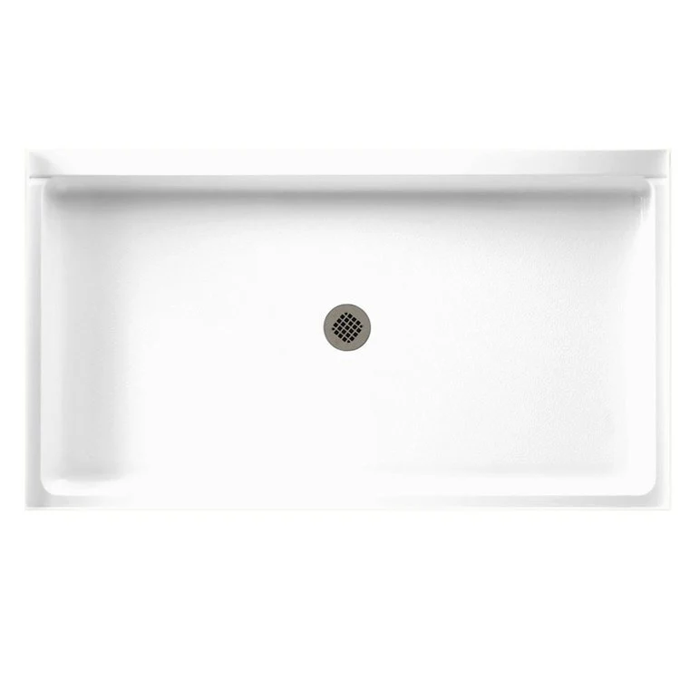 Shower Base Swanstone Rectangular White 34 x 60 Inch Swanstone Center Molded-In FitFlo - Frankwebs