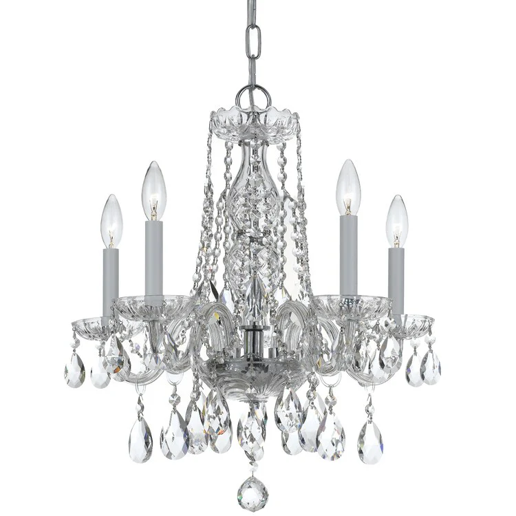 Traditional Crystal Five-Light Mini Chandelier - Frankwebs