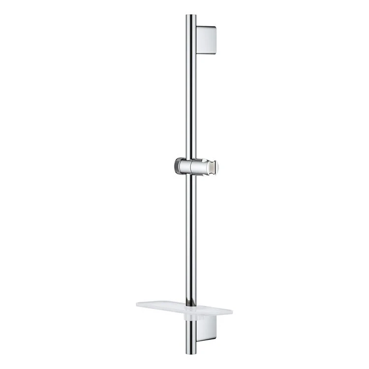 Slide Bar Rainshower with Swivel Handshower Holder & Tray 24 Inch Matte Black Metal Wall Mount - Frankwebs
