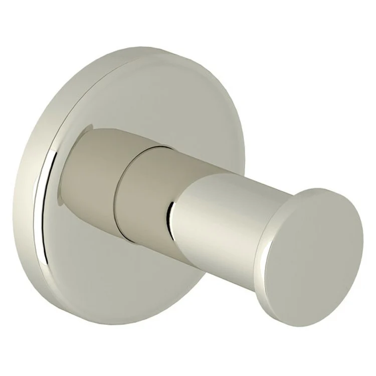 Robe Hook Lombardia Single Unlacquered Brass 2 Inch 1-31/32 Inch Wall Mount - Frankwebs