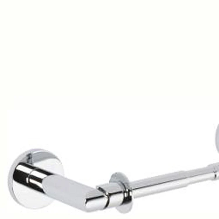 Toilet Paper Holder Sine 2 Post Spring Loaded Polished Chrome Brass 7 Inch 3-3/5 Inch Wall Mount - Frankwebs