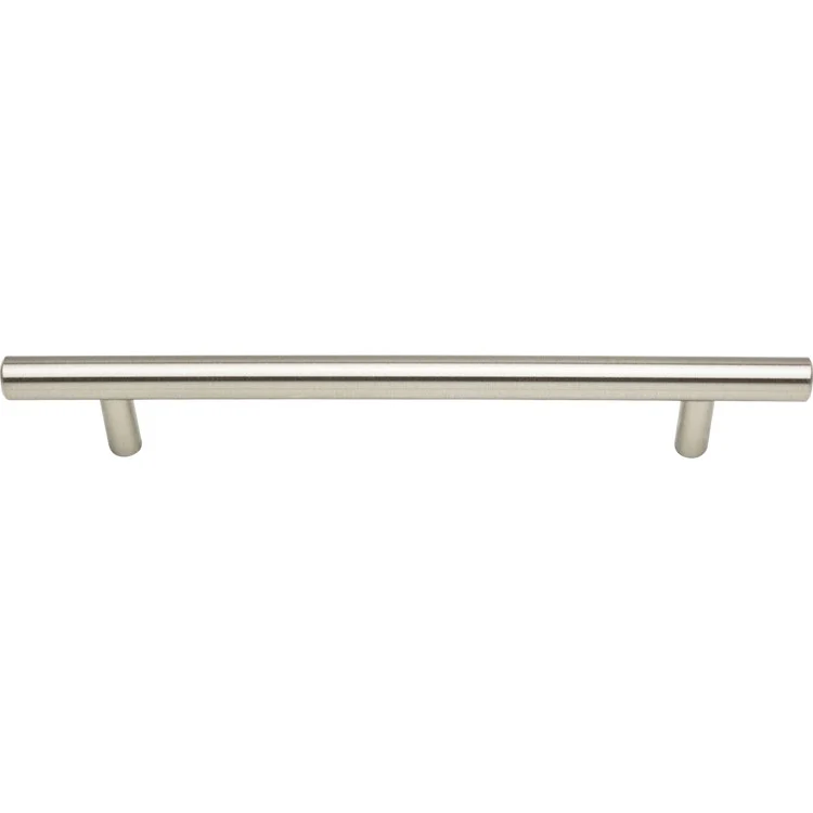 Drawer Pull Atlas Skinny Linea Brushed Steel Stainless Steel 6-5/16 Inch 8-5/8 Inch - Frankwebs