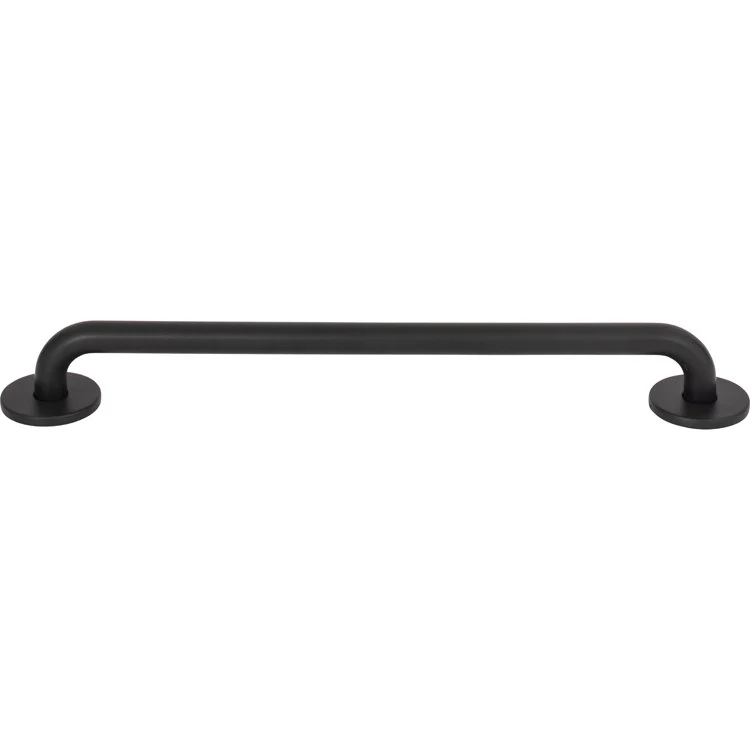 Drawer Pull Atlas Dot Matte Black Zinc Alloy 8-13/16 Inch 9-1/4 x 7/16 Inch - Frankwebs