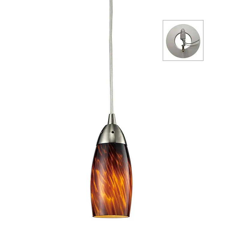 Milan Single-Light Pendant with Recessed Light Kit - Frankwebs