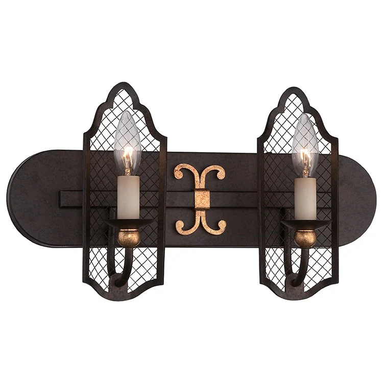 Cortona Two-Light Bathroom Vanity Fixture - Frankwebs