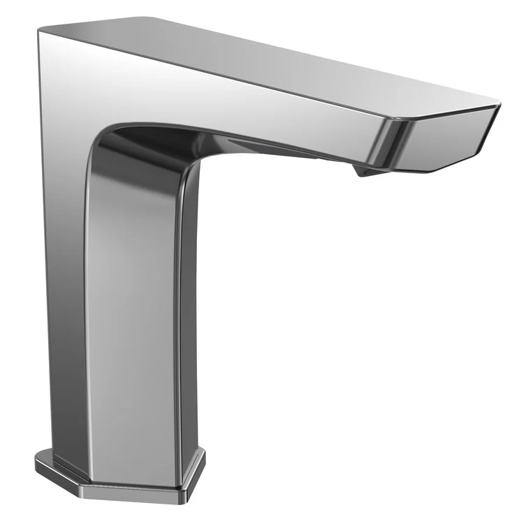 Lavatory Faucet GE Touchless AC Controller Thermostatic Mixing Valve 10 Second On-Demand Flow ADA Polished Chrome 0.5 Gallons per Minute - Frankwebs