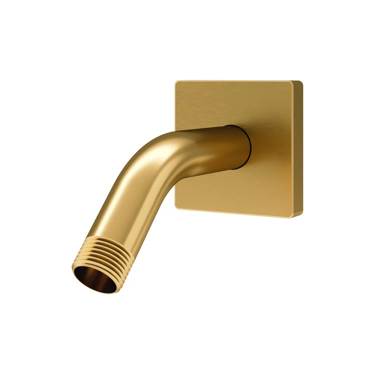 Shower Arm Duro with Square Flange Brushed Bronze 7-1/2 Inch 1/2 IN 14 NPT - Frankwebs