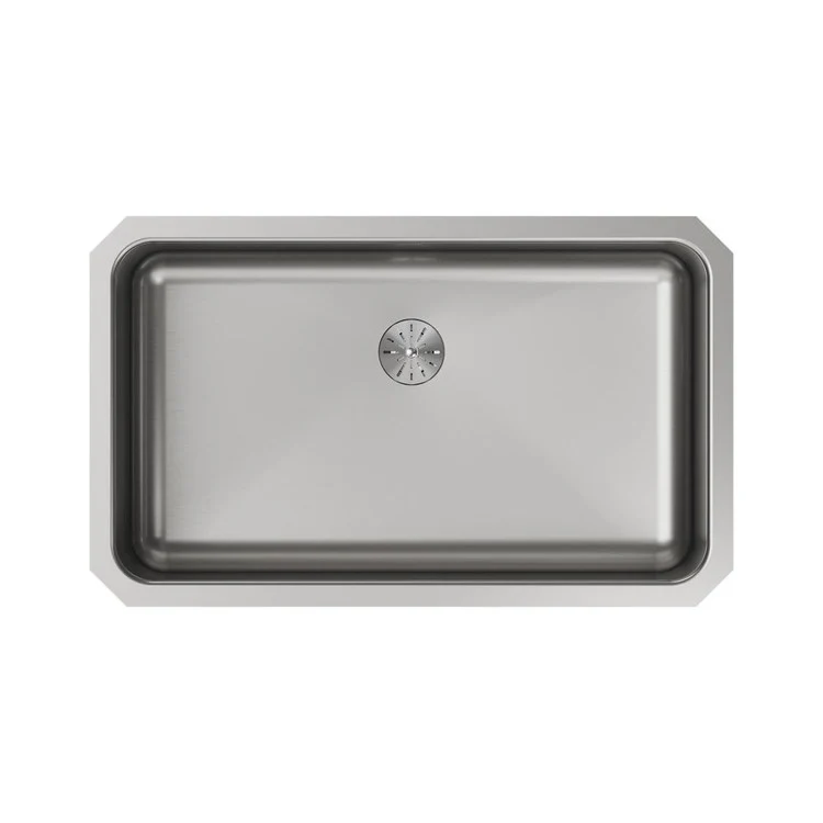 Kitchen Sink Gourmet 30.5 x 18.5 Inch Single Bowl with Perfect Drain Lustertone Undermount Stainless Steel 11-1/2 Inch - Frankwebs