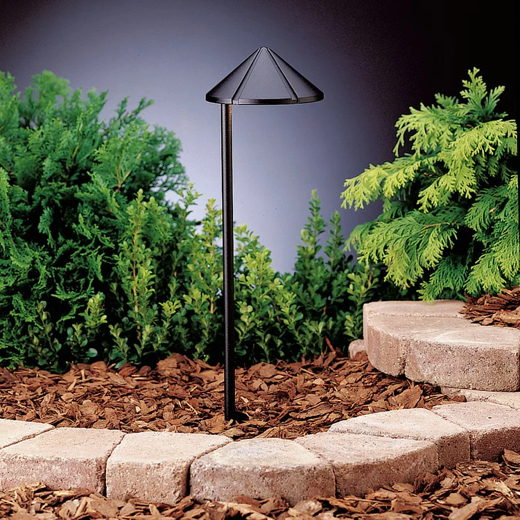 Grooved Side-Mount 2700K Warm White LED Path Light - Frankwebs