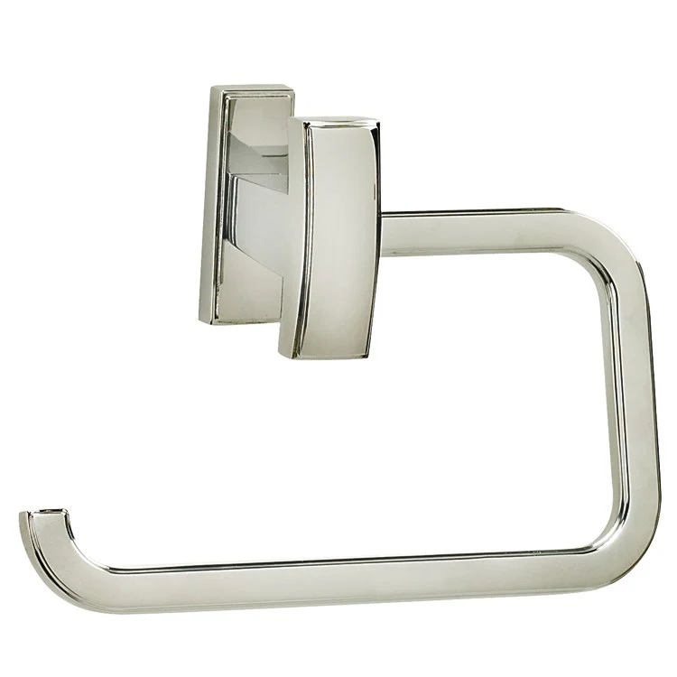 Toilet Paper Holder Arch Bath Single Post Polished Chrome 5-1/2 Inch 3-1/8 Inch Wall Mount - Frankwebs