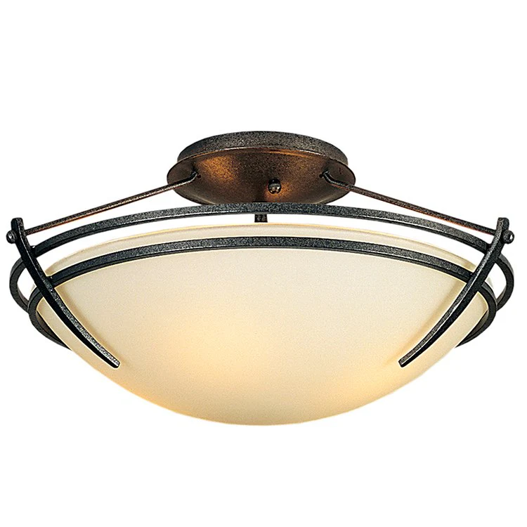 Presidio Tryne Two-Light Small Semi-Flush Mount Ceiling Lighting Fixture - Frankwebs