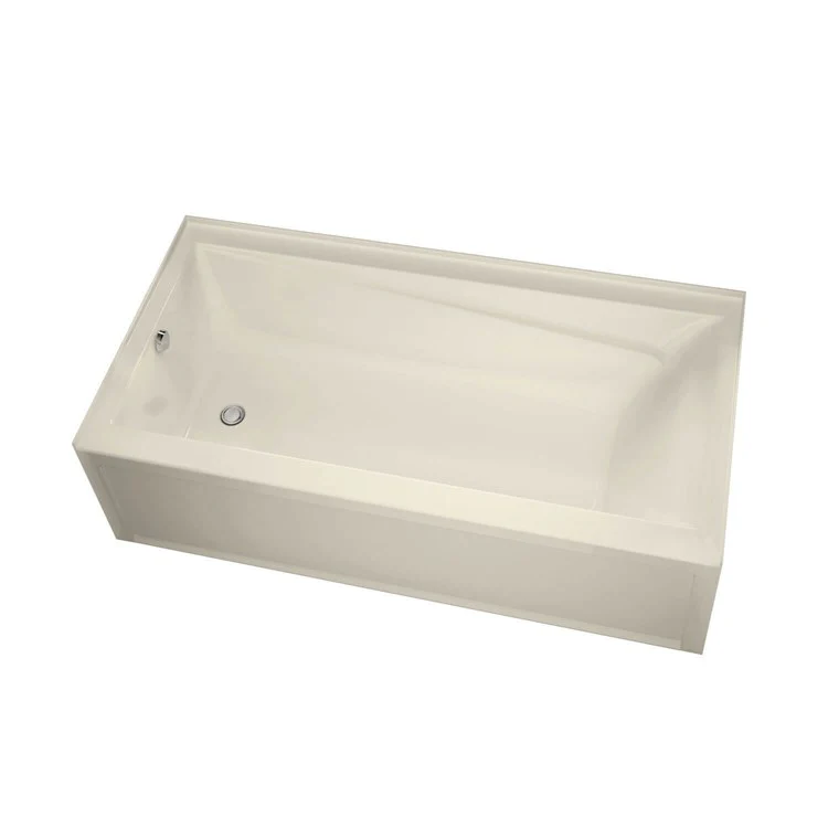 Tub Exhibit IFS 59-7/8 x 36 x 18 Inch Alcove Right White Acrylic - Frankwebs