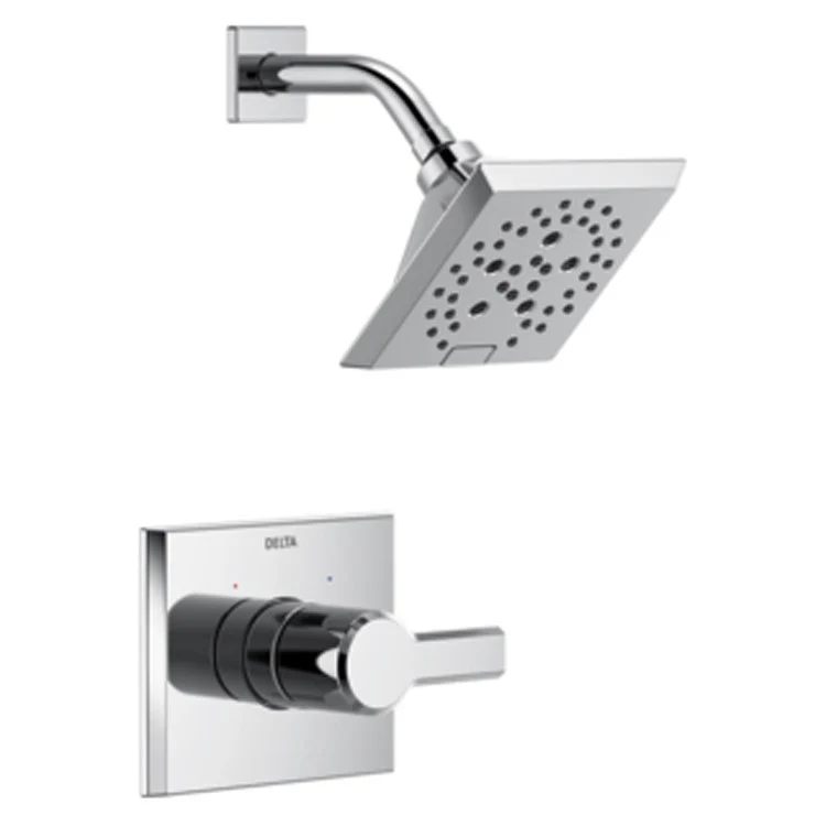 Shower Trim Pivotal Monitor 14 1 Lever Chrome ADA 1.75 Gallons per Minute 5 Function Full Body Spray H2Okinetic Spray Full Spray with Massage Spray and Pause - Frankwebs