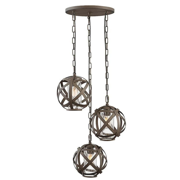 Carson Three-Light Cluster Pendant - Frankwebs