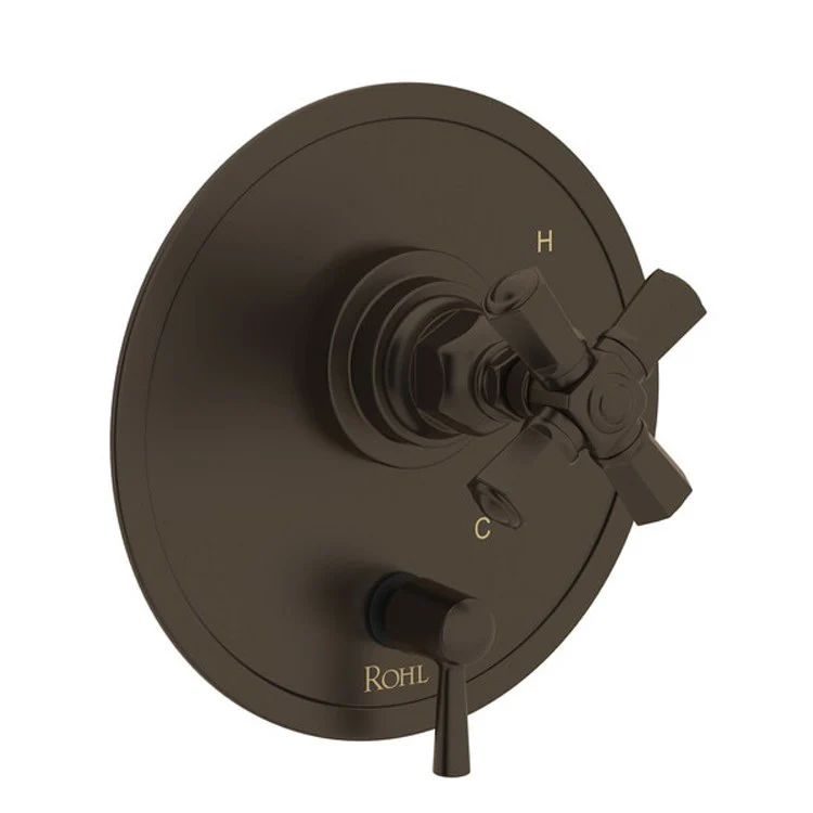 Pressure Balance Valve Trim San Giovanni with Diverter 1 Cross Handle Satin Nickel 5.5 Gallons per Minute - Frankwebs