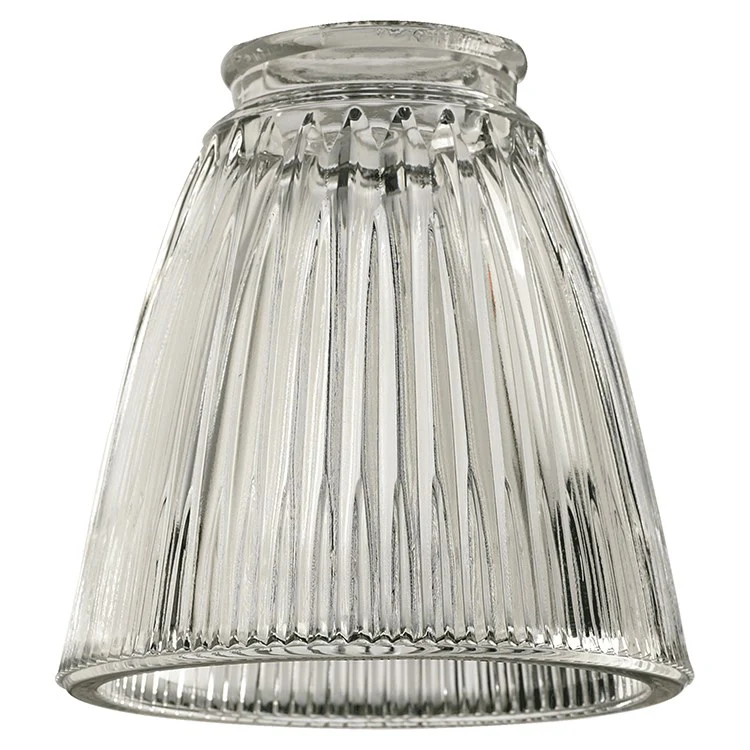 Replacement Clear Ribbed Glass Bell Shade - Frankwebs
