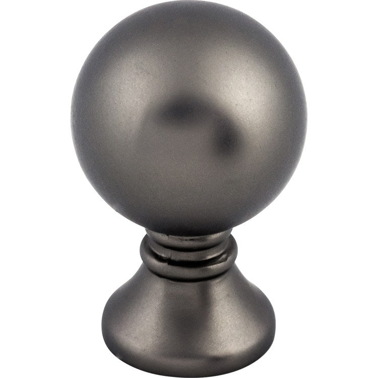 Knob Serene Kara Round for Decorative Hardware Ash Gray Zinc Alloy 1 Inch - Frankwebs