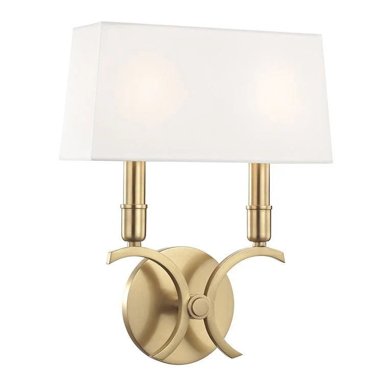 Gwen Two-Light Small Wall Sconce - Frankwebs