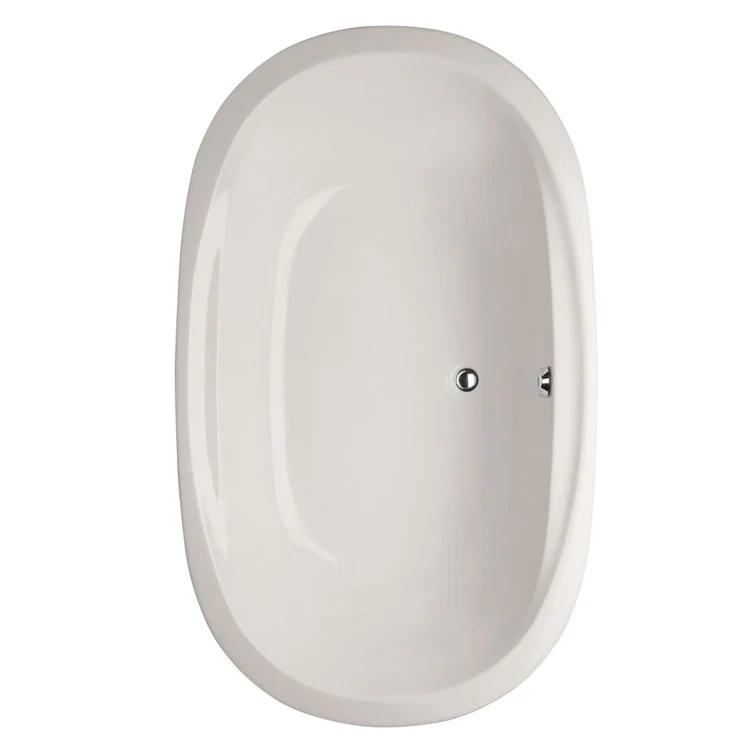 Air Tub Designer Collection Galaxie Drop-In Bone Oval 6 Jet Acrylic 66 x 42 x 19 Inch - Frankwebs