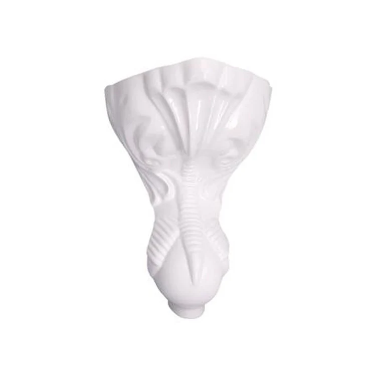 Freestanding Tub Beecher 60 Inch Roll Top Oval Cast Iron White/White Ball and Claw Feet 7 Inch Center Faucet Holes - Frankwebs