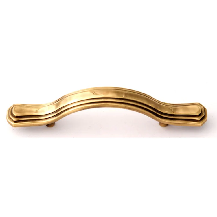 Pull Geometric Polished Brass 3 Inch 5-1/4 Inch 1 Inch - Frankwebs