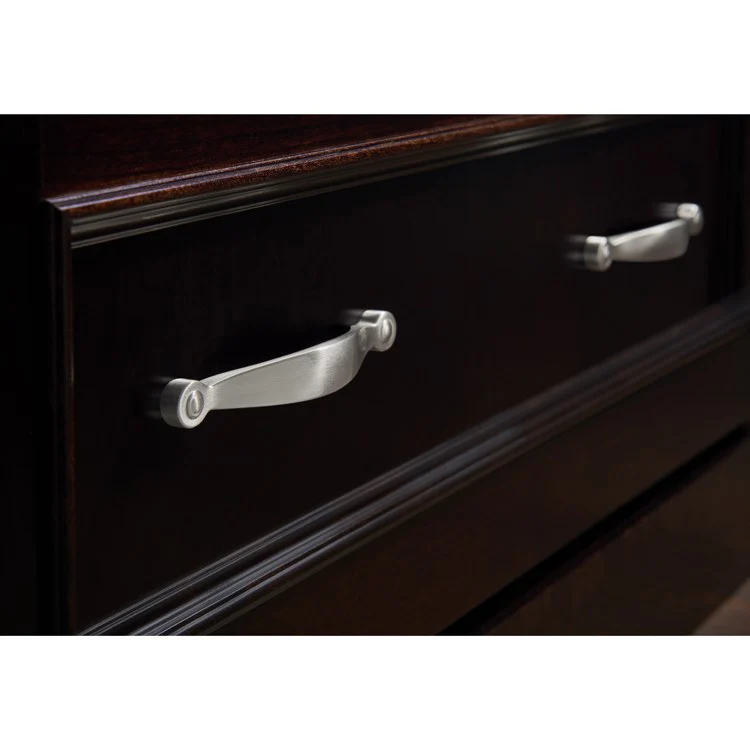 Pull Asbury Saddle D Handle Polished Nickel Zinc Alloy 5 Inch 5-3/4x3/4x1 Inch - Frankwebs