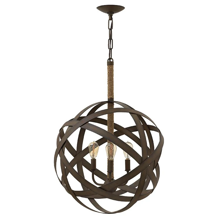 Carson Three-Light Globe Pendant - Frankwebs