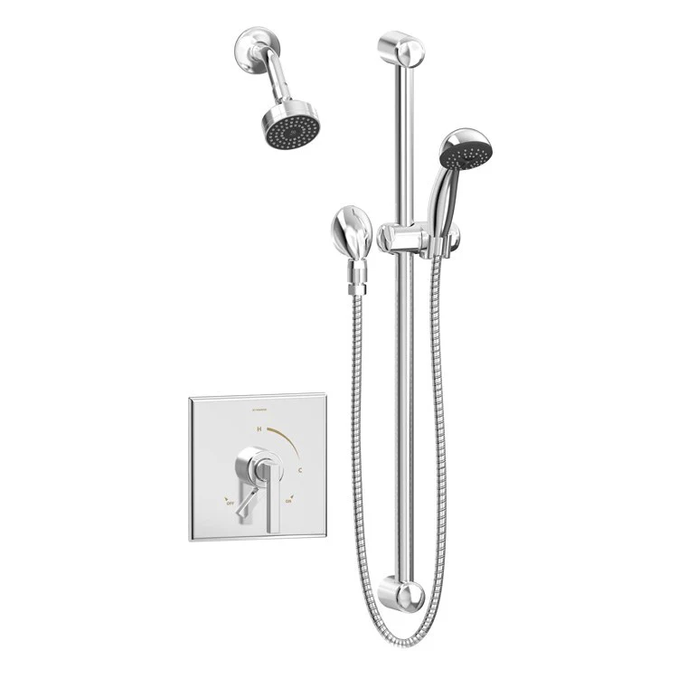 Duro Single Handle Wall-Mount Shower Faucet Trim with Handshower without Valve (1.5 GPM) - Frankwebs