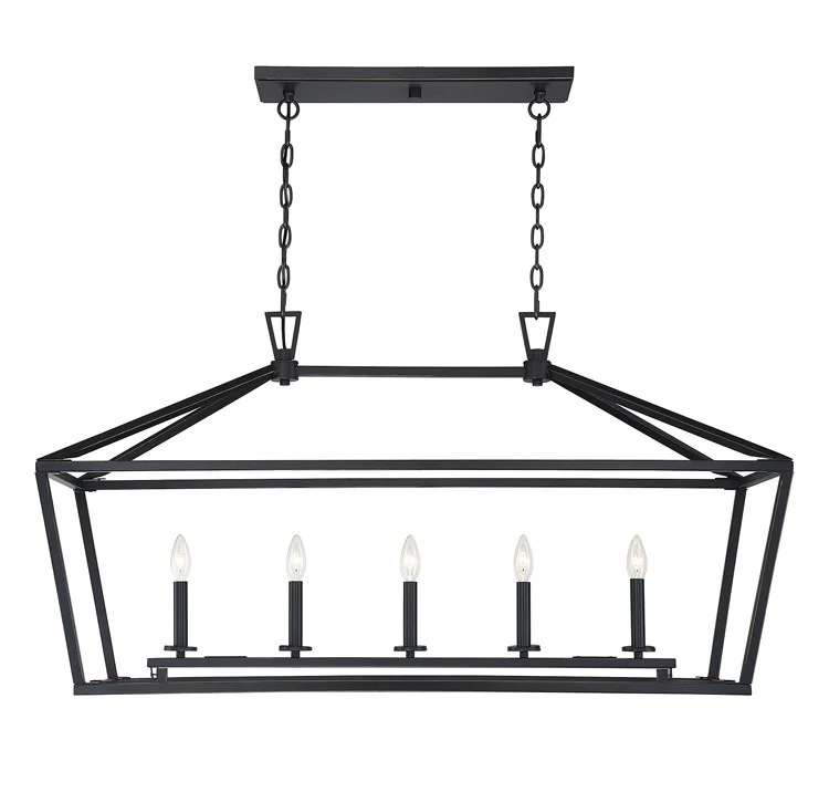 Townsend Five-Light Linear Chandelier - Frankwebs