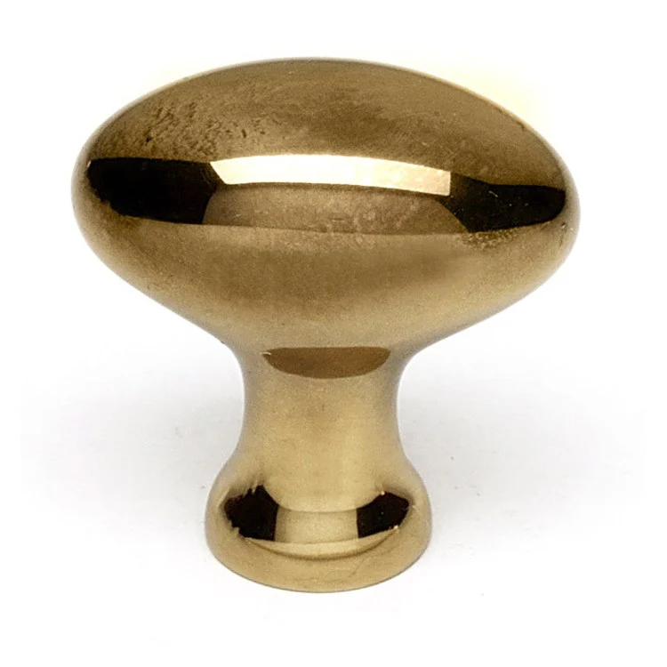 Knob II Collection Egg Antique English Brass 1-1/4 Inch 1-1/4 Inch 1/2 Inch - Frankwebs