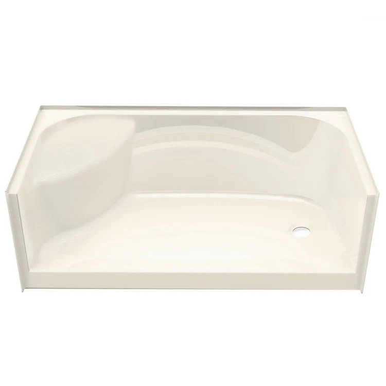 Shower Base Alcove Biscuit 59-3/4 x 33-1/2 Inch AcrylX - Frankwebs